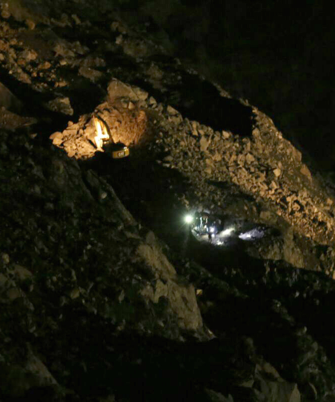 Siirt'in Şirvan ilçesindeki bakır madeni sahasında heyelan
