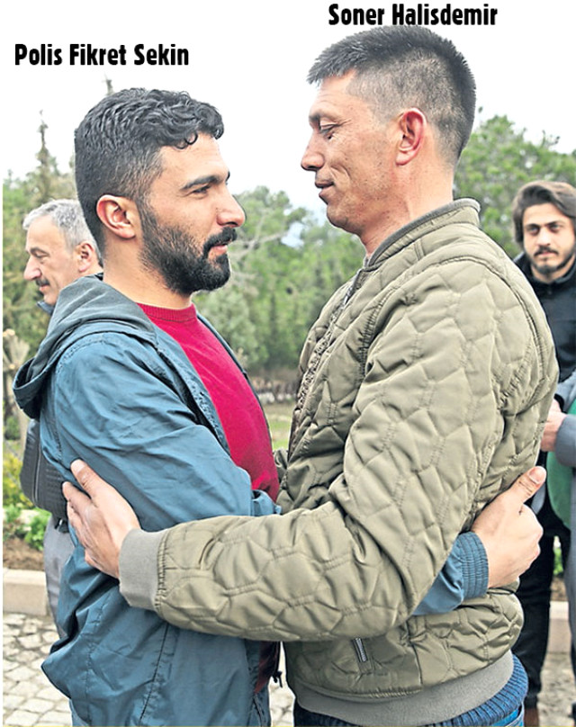 Ömer Halisdemir'in kardeşiyle Fethi Sekin'in kardeşi buluşup kucaklaştı