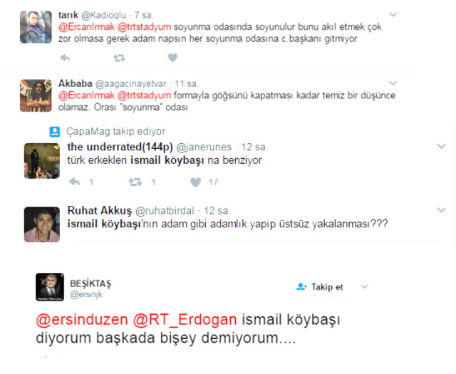 İsmail Köybaşı'nın Cumhurbaşkanı karşısındaki zor anları sosyal medyayı salladı
