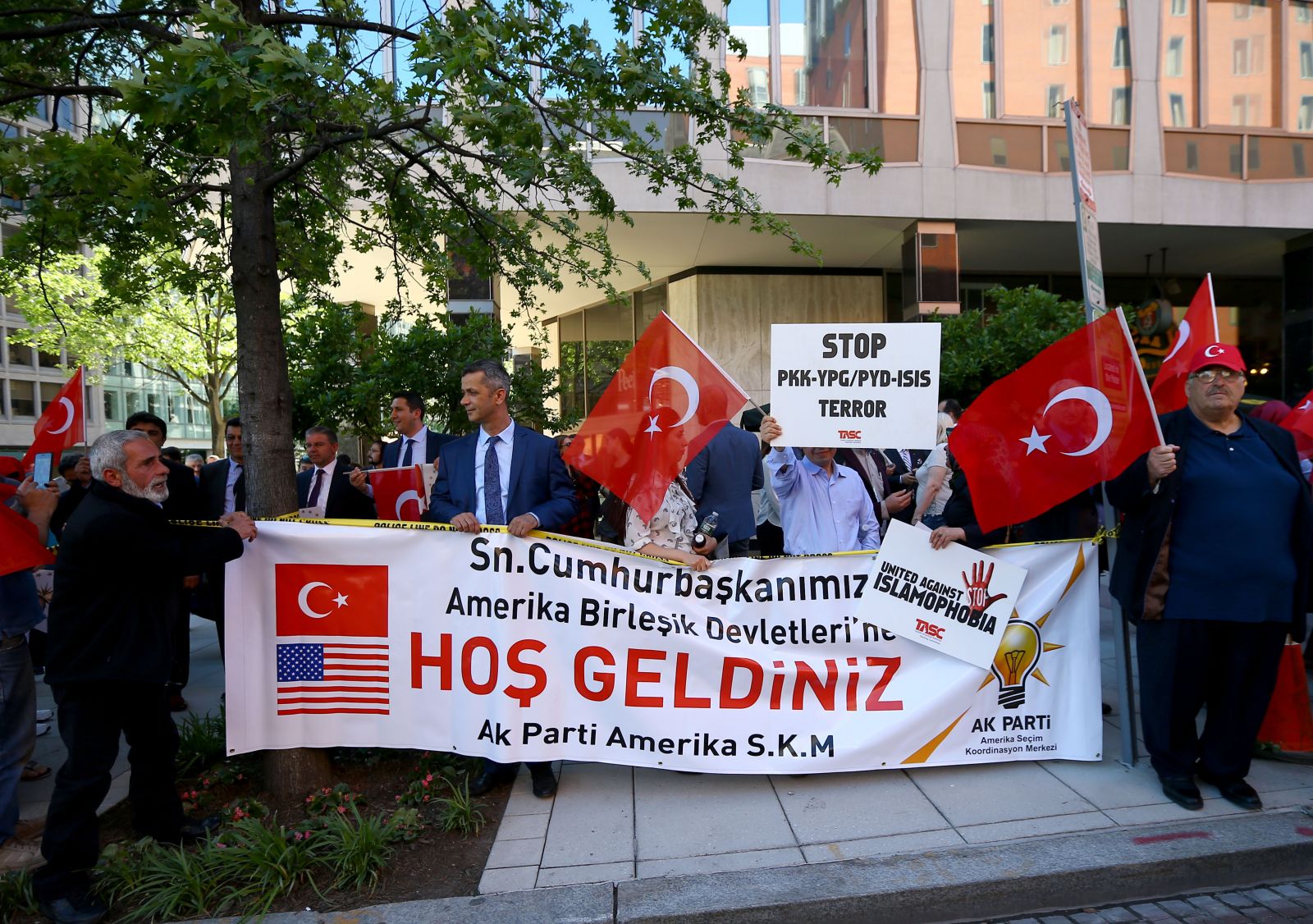 Washington'da Cumhurbaşkanı Erdoğan hareketliliği