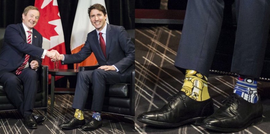 Kanada Başbakanı Trudeau, yine çoraplarıyla gündemde
