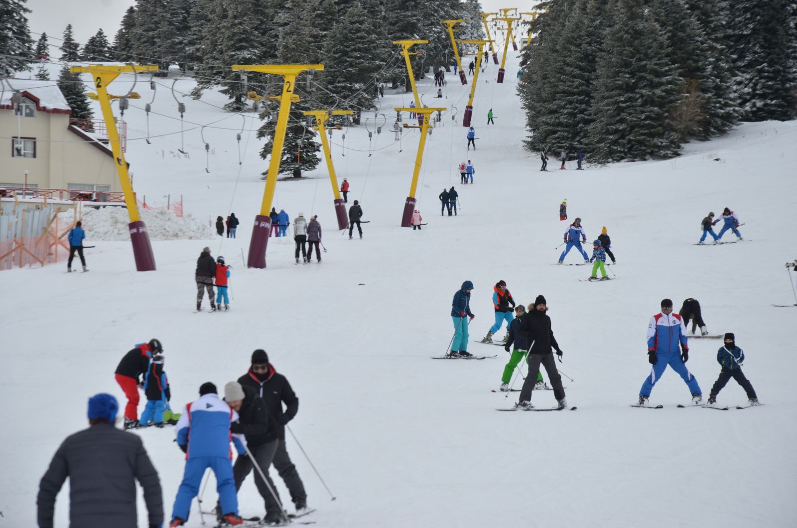 Uludağ'da yılbaşı yoğunluğu