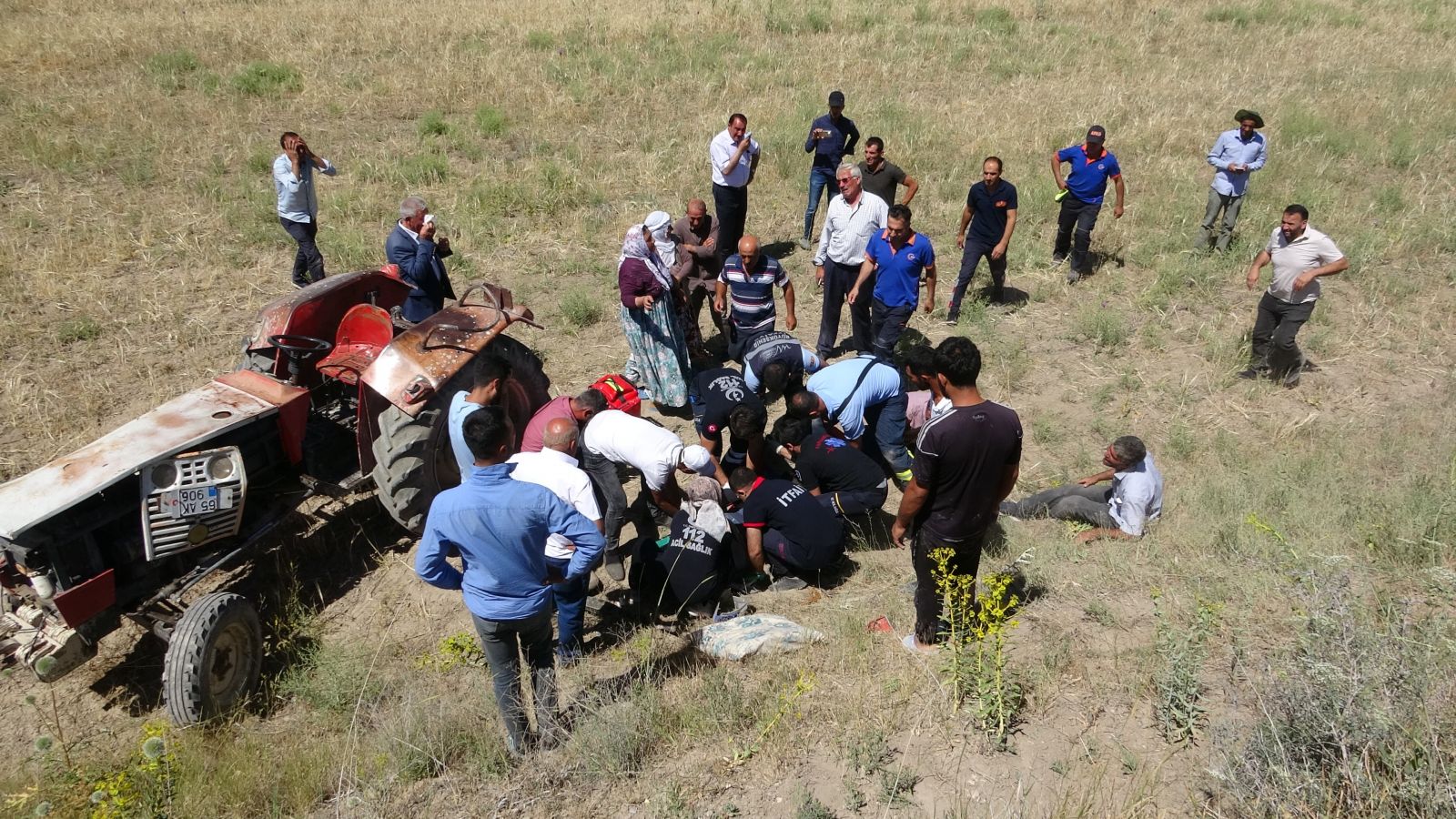 Van’da traktör kazası: 1 ölü, 1 yaralı