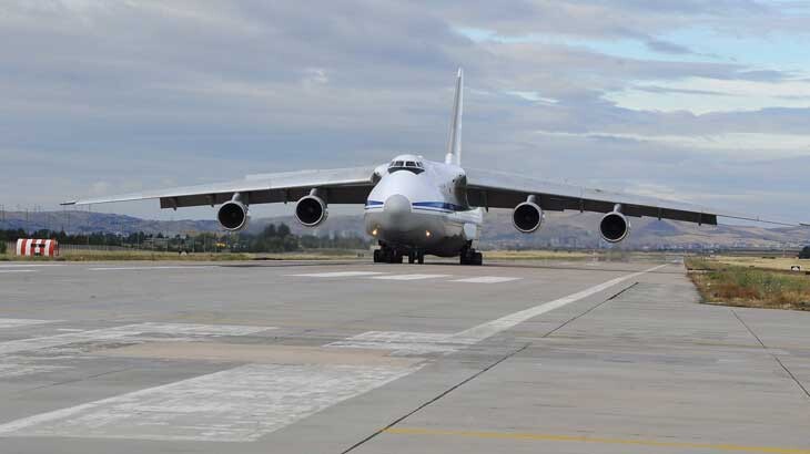 S-400 teslimatında ikinci gün... Rus uçağı Ankara'ya indi