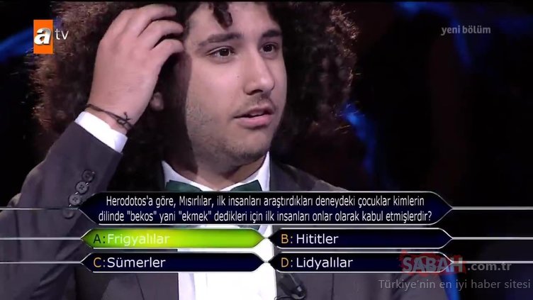 Kim Milyoner Olmak İster 1 Milyon liralık soru Ne? Milyoner'de final sorusu ne çıktı?