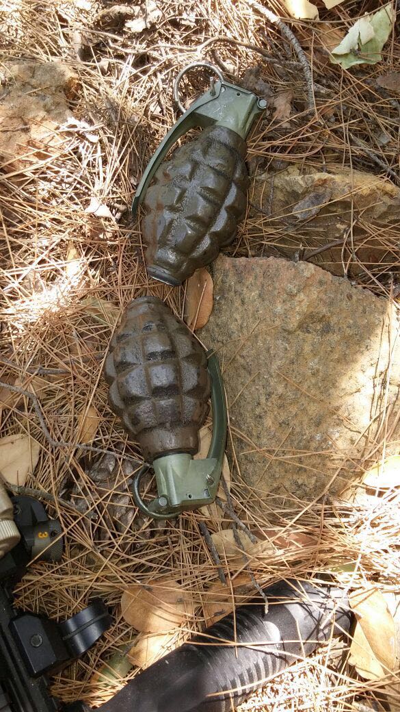 Marmaris'te darbecilerin silahları bulundu