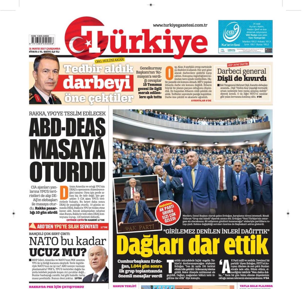 ABD ile PKK/PYD'nin Rakka'daki kirli planını dünyaya ilk ''Türkiye'' duyurmuştu!