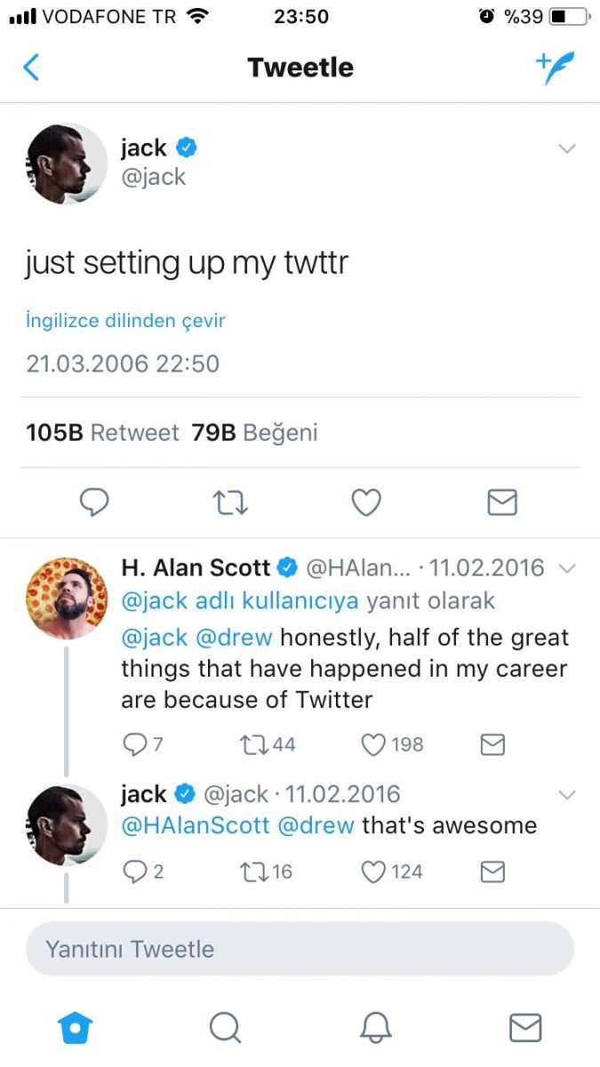 İşte Twitter'da yapılan ilk paylaşım