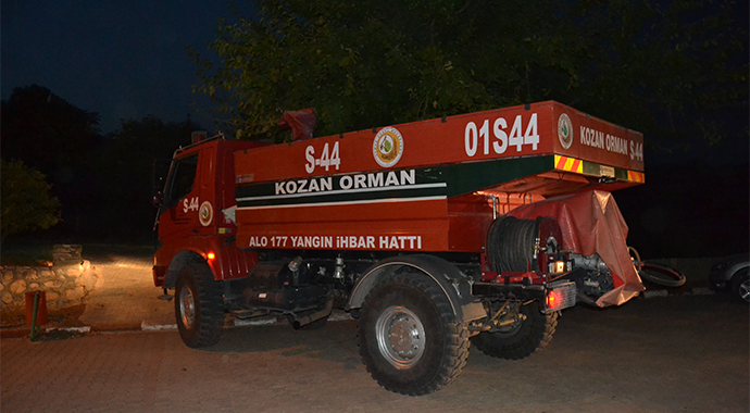 Adana'da makilik alanda yangın