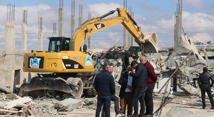 Şanlıurfa'da kaçak yapılarla mücadele