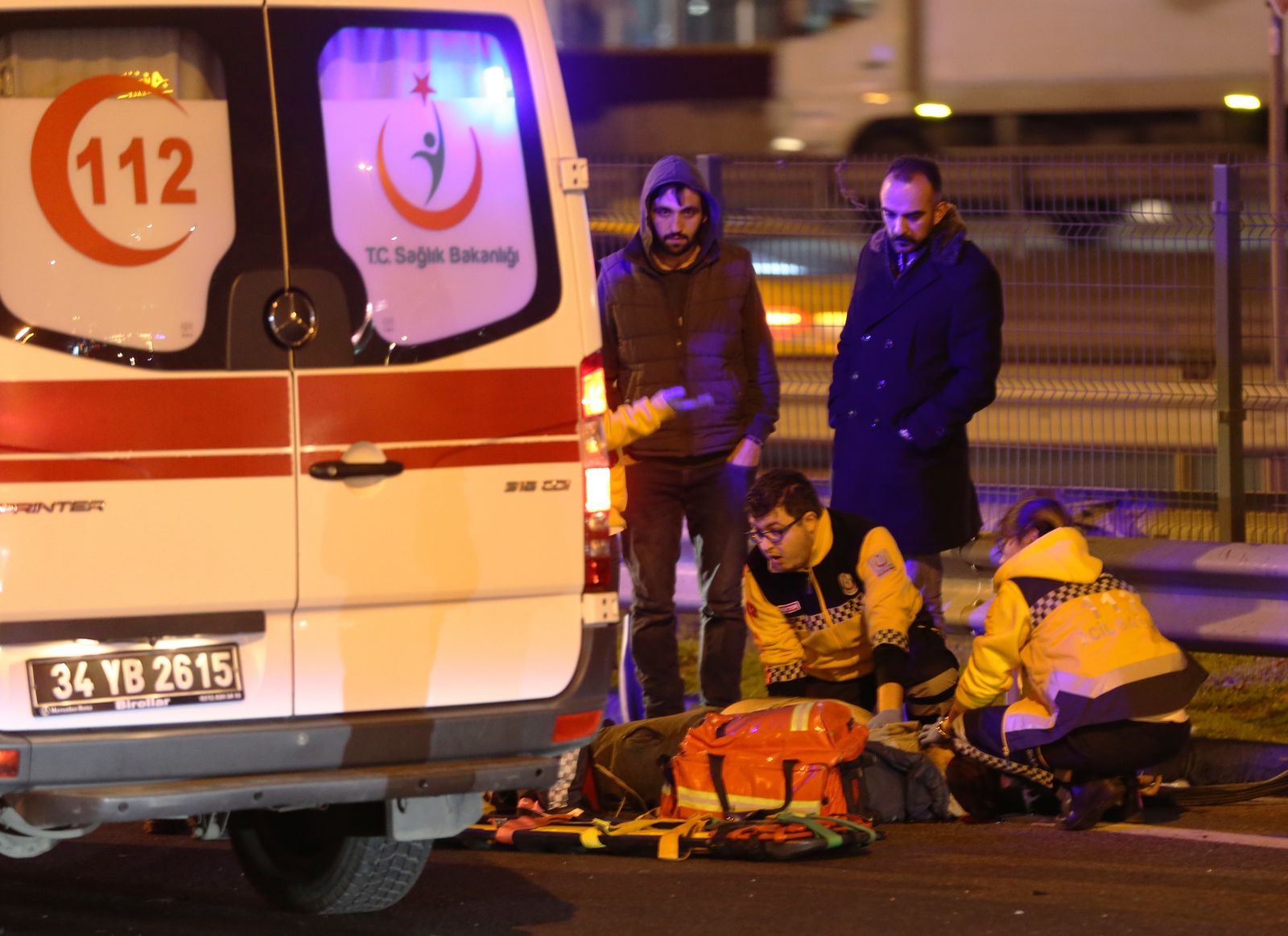 E-5'te feci kaza: 1 ölü, 4 yaralı