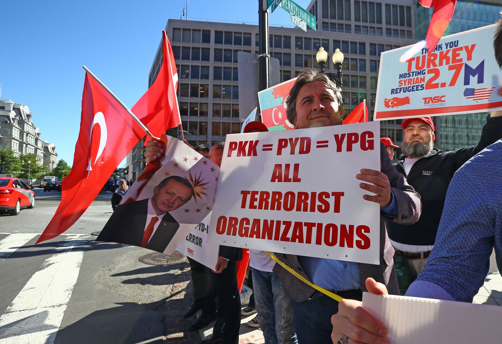 Washington'da Cumhurbaşkanı Erdoğan hareketliliği