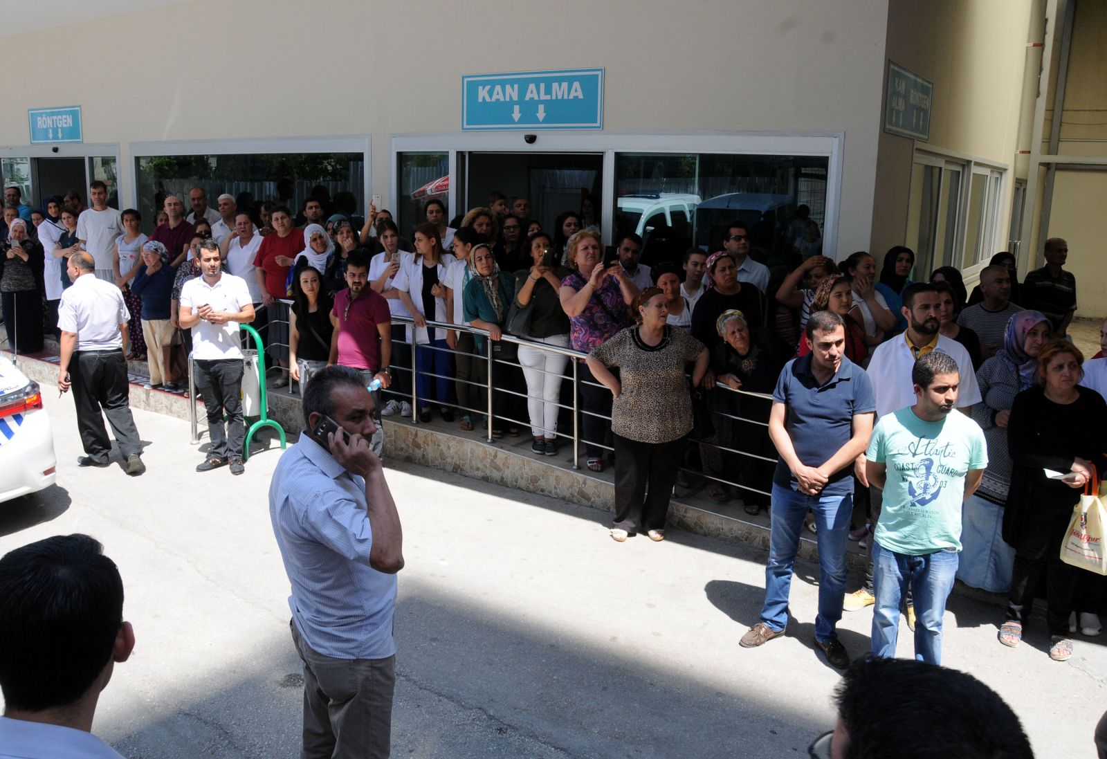 Bitlis şehidine hastanede son veda