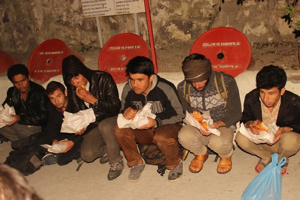 Çorum'da jandarmadan kaçak göçmen operasyonu