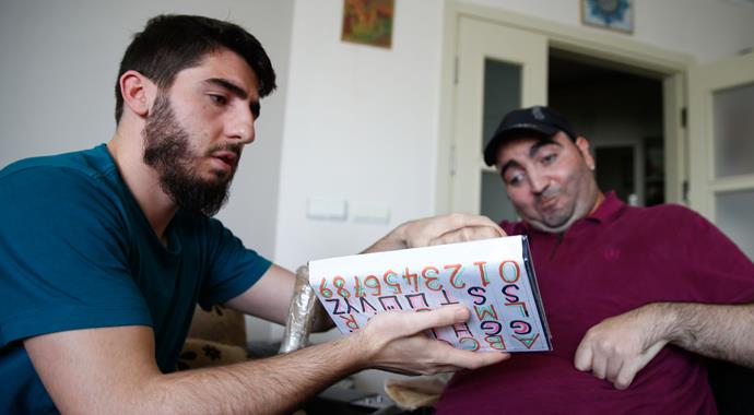 Fedakar baba herşeyi oğlu için yaptı