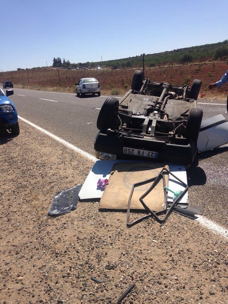 Gaziantep'te feci kaza:10 yaralı