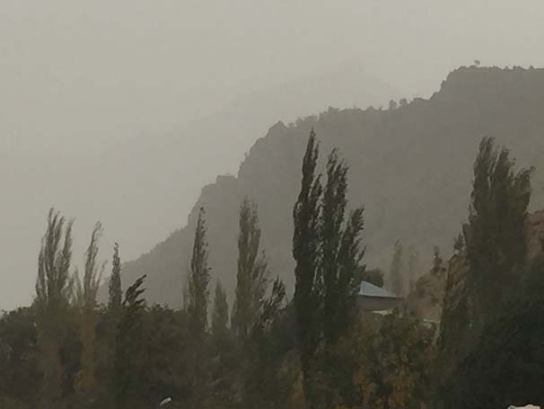 Beytüşşebap’ta çamur yağdı