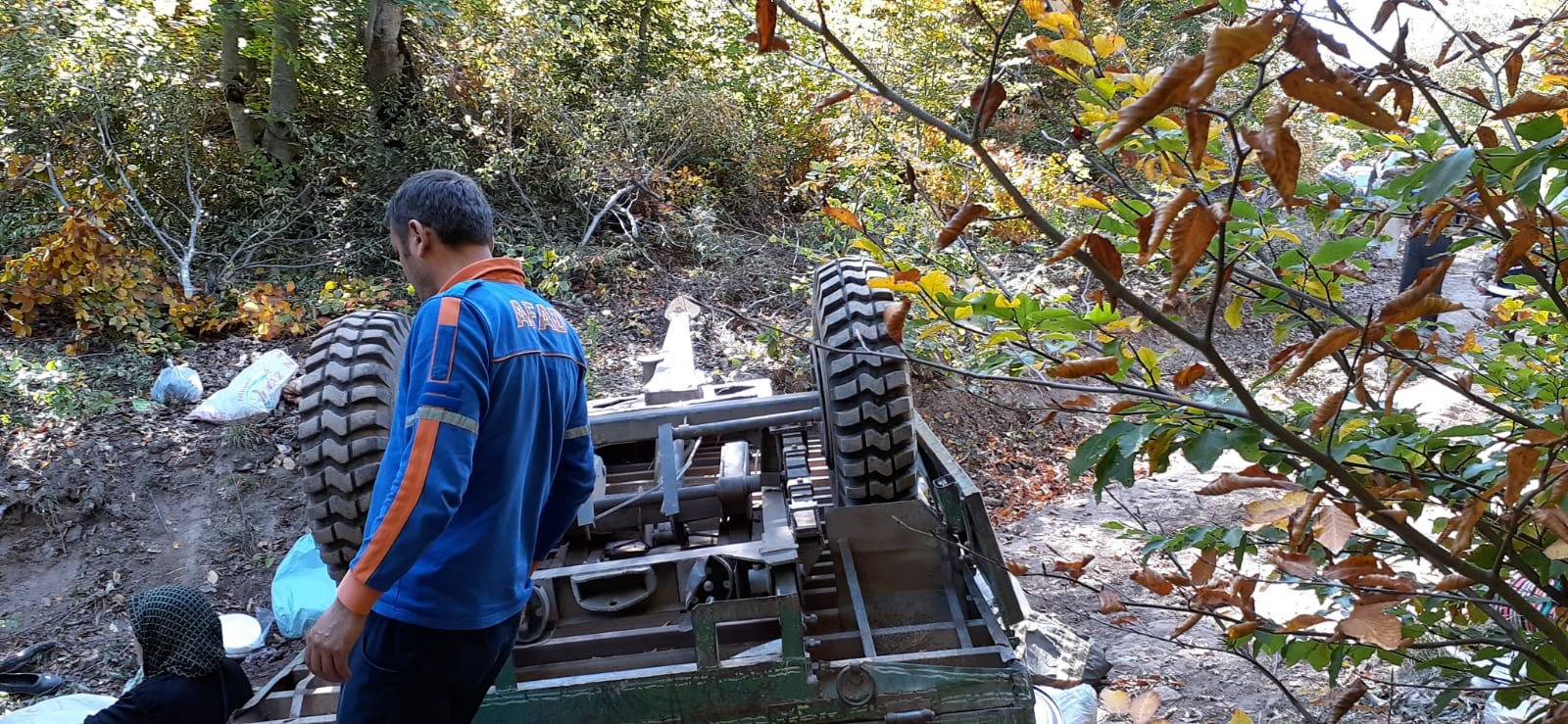 Piknik yolunda kaza, 1 ölü 7 yaralı