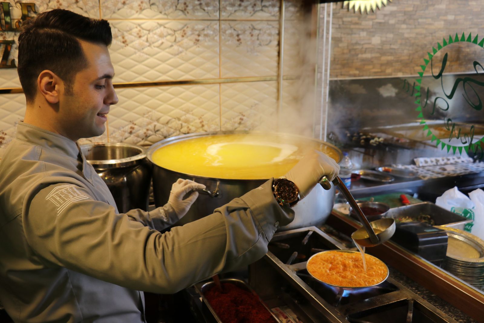 Beyran yemeği kışın vazgeçilmezi haline geldi