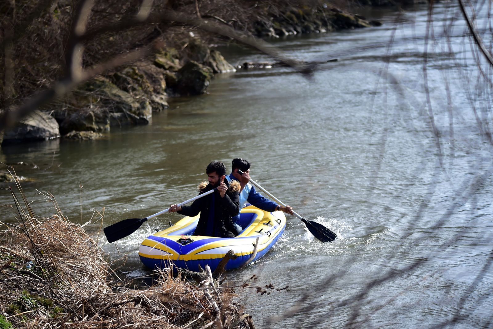 Göçmenlerden ilginç geçiş yöntemi