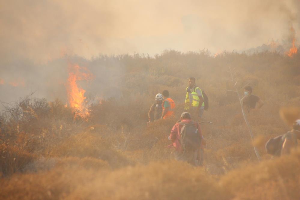 Bodrum'daki yangın kontrol altına alındı