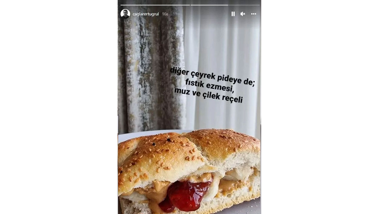 Teşkilat’ın Serdar’ı Çağlar Ertuğrul’un iftar menüsü takipçilerini güldürdü