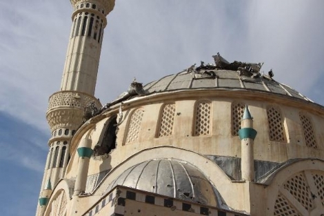 Nusaybin'de tel örgü geri çekildi, çatışma izleri ortaya çıktı