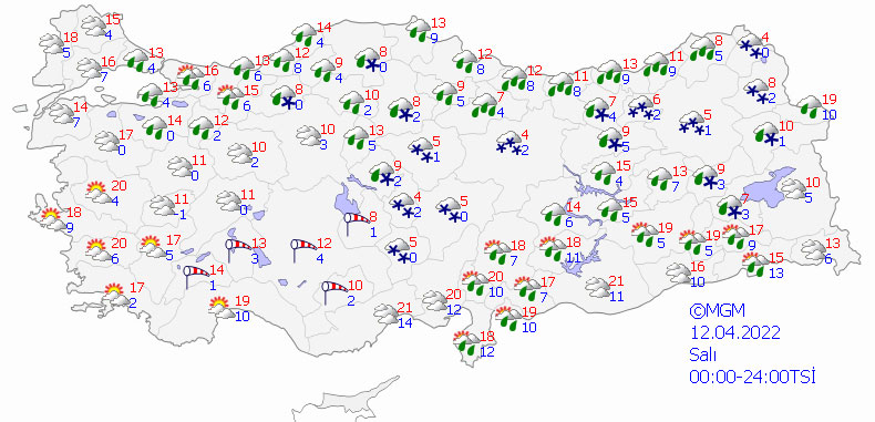 Meteoroloji il il açıkladı: Sıcaklık düşüyor, kar yağışı geliyor