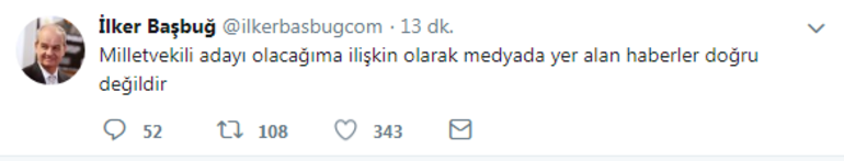 İlker Başbuğ'dan adaylık iddialarına tek cümlelik cevap