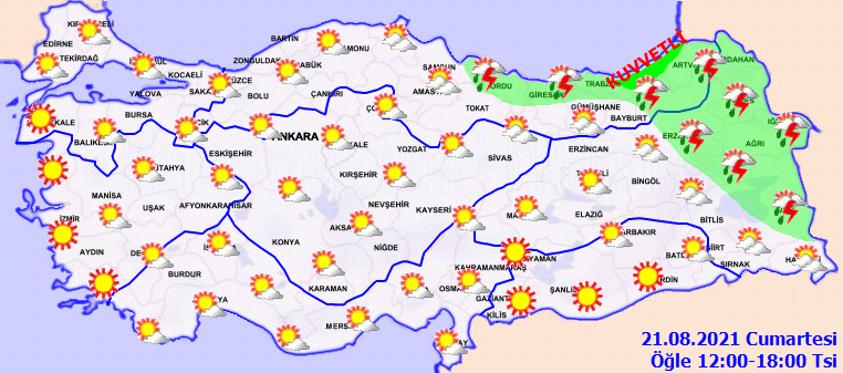 Meteoroloji'den Doğu Karadeniz'e sel uyarısı