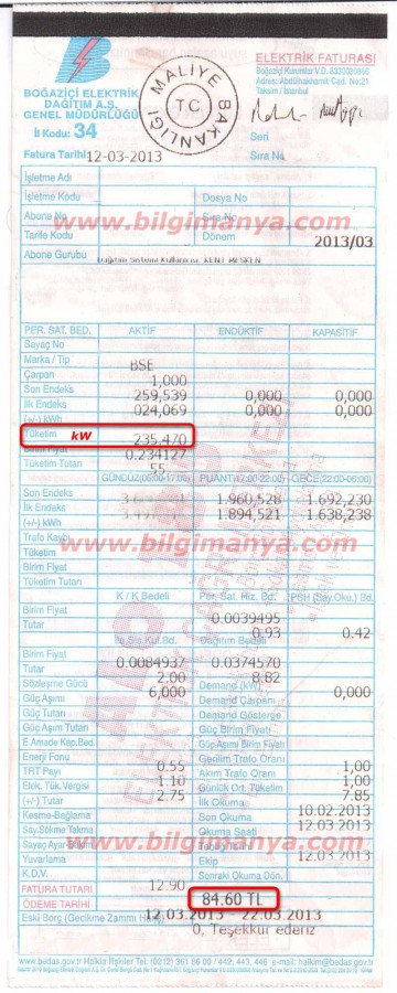 1 KW h elektrik kaç TL eder? 2016 (Elektrik tüketim hesaplama)