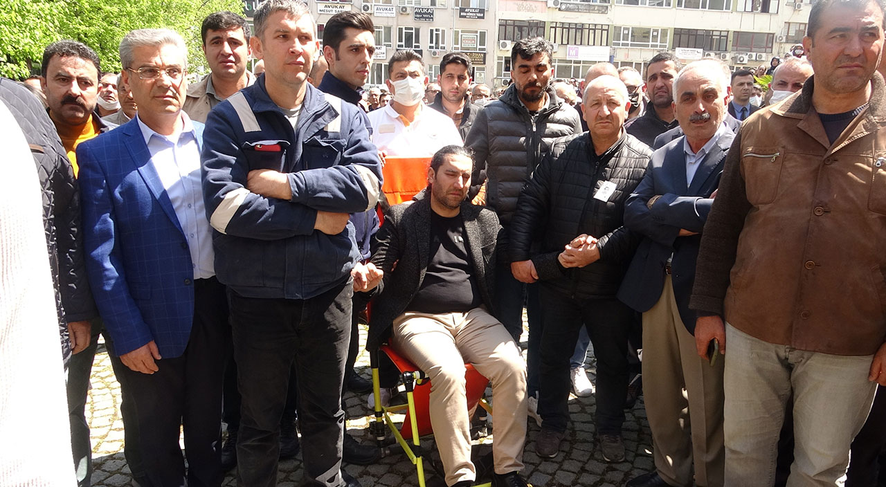 Şehit infaz koruma memuru için adliyede tören düzenlendi