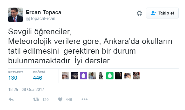Son dakika: Ankara'da yarın okullar tatil mi? (Ankara kar tatili)
