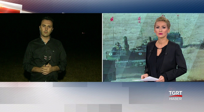 TGRT Haber sınırdan bildirdi: 12 araçlık konvoy, karakola ulaştı