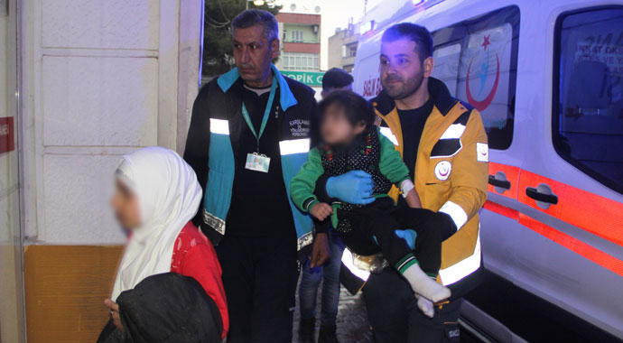 Suriyeli anne ve 5 çocuğu karbonmonoksit gazından zehirlendi