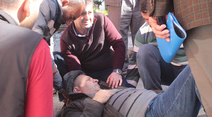 Metruk bina yıkımında görünmez kaza