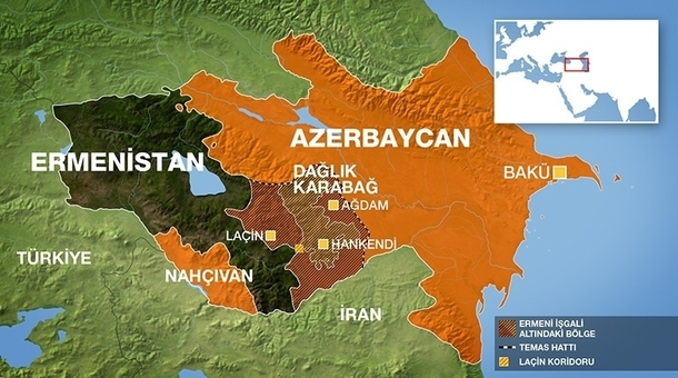 Ermenistan-Azerbaycan cephe hattında çatışma Ermenistan-Azerbaycan cephe hattında çatışma