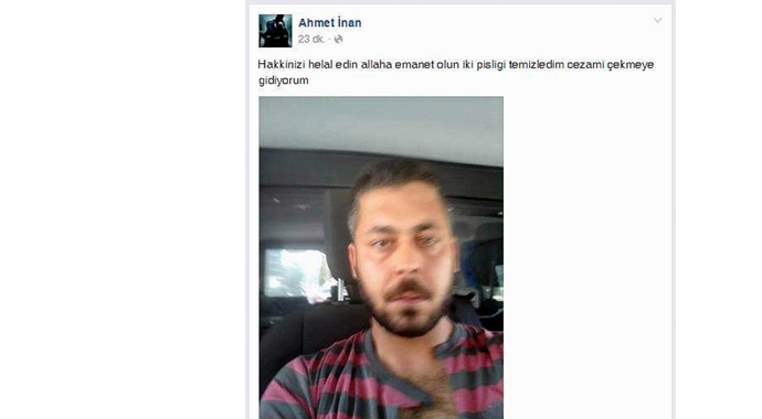 2 kişiyi öldürüp üstüne selfie çekti