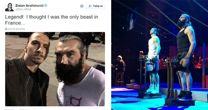 İbrahimovic bu kez ringe çıktı İbrahimovic bu kez ringe çıktı