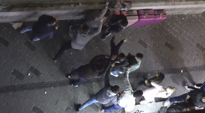 Taksim'de 'meydan kavgası'