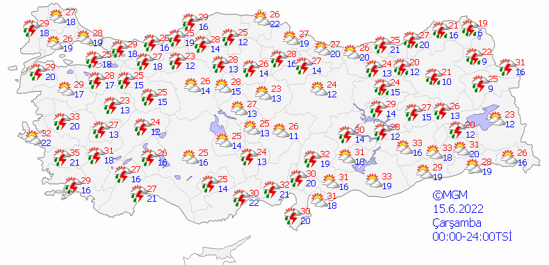 Meteoroloji İstanbul için saat verdi, il il uyardı! Kuvvetli sağanak etkili olacak (15 Haziran 2022 hava durumu) Meteoroloji İstanbul için saat verdi, il il uyardı! Kuvvetli sağanak etkili olacak (15 Haziran 2022 hava durumu)