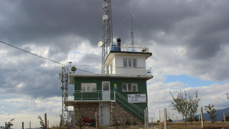 1500 rakımlı tepede 24 saat nöbette