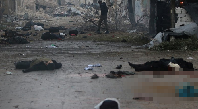 Halep'te insanlık dışı saldırılar