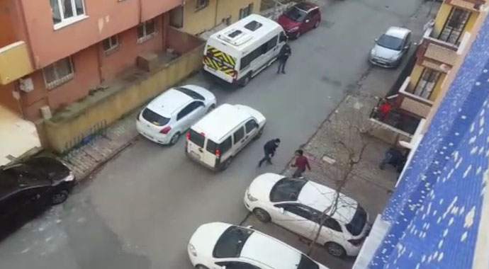 Pompalı tüfekle dehşet saçtı