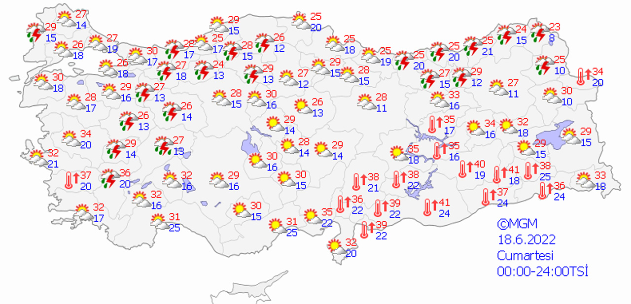 Meteoroloji il il uyardı! Ankara, İzmir, Eskişehir dikkat: Çok kuvvetli geliyor (18 Haziran 2022 hava durumu) Meteoroloji il il uyardı! Ankara, İzmir, Eskişehir dikkat: Çok kuvvetli geliyor (18 Haziran 2022 hava durumu)