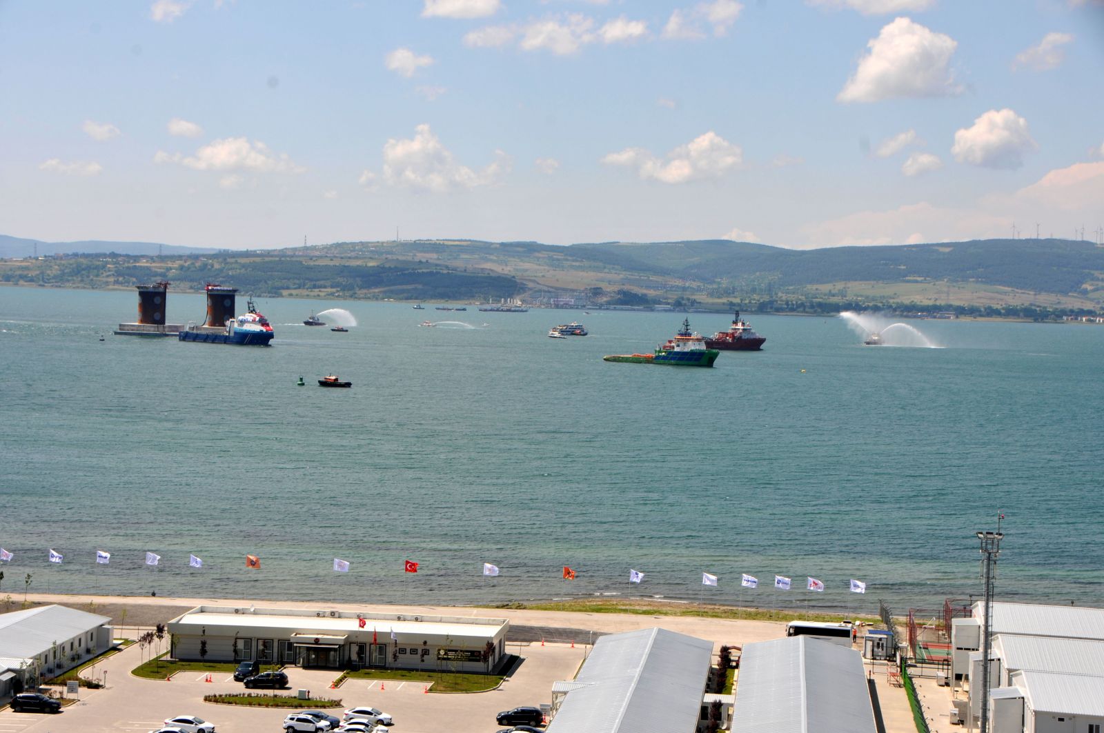 1915 Çanakkale Köprüsü Lapseki Keson İndirme Töreni yapıldı