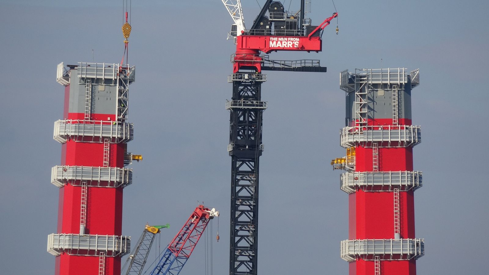 1915 Çanakkale Köprüsü yükselmeye devam ediyor