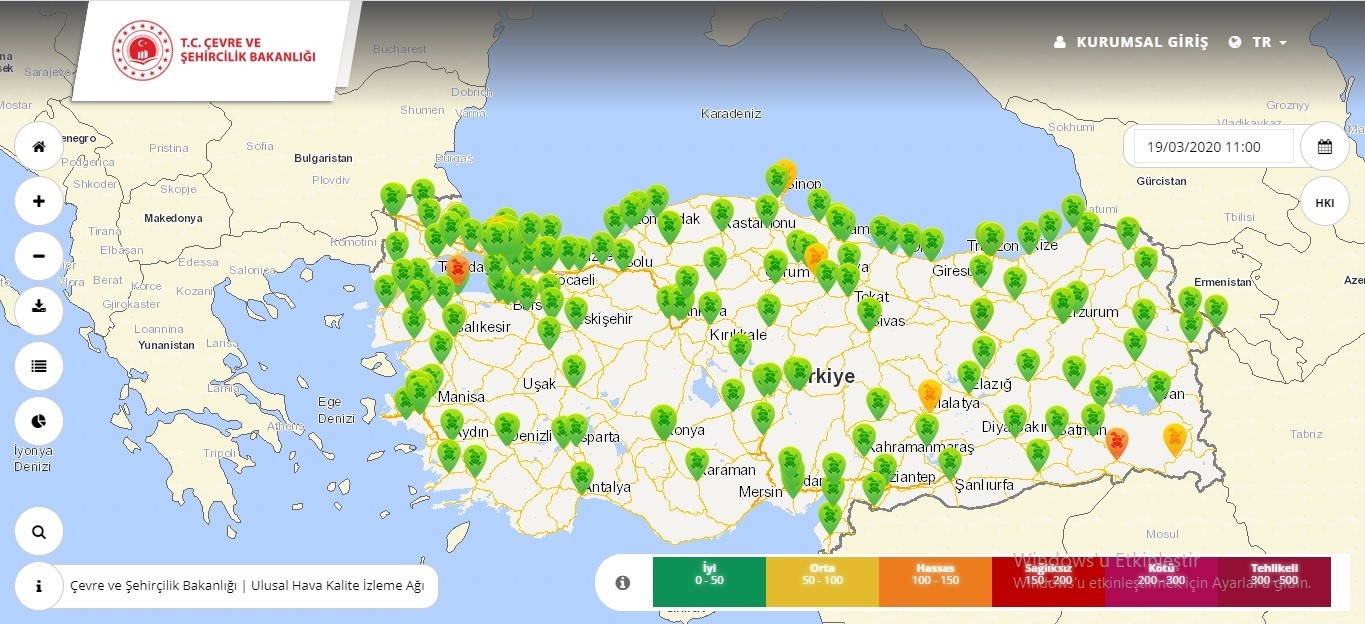 Türkiye sokağa çıkmadı, hava temizlendi