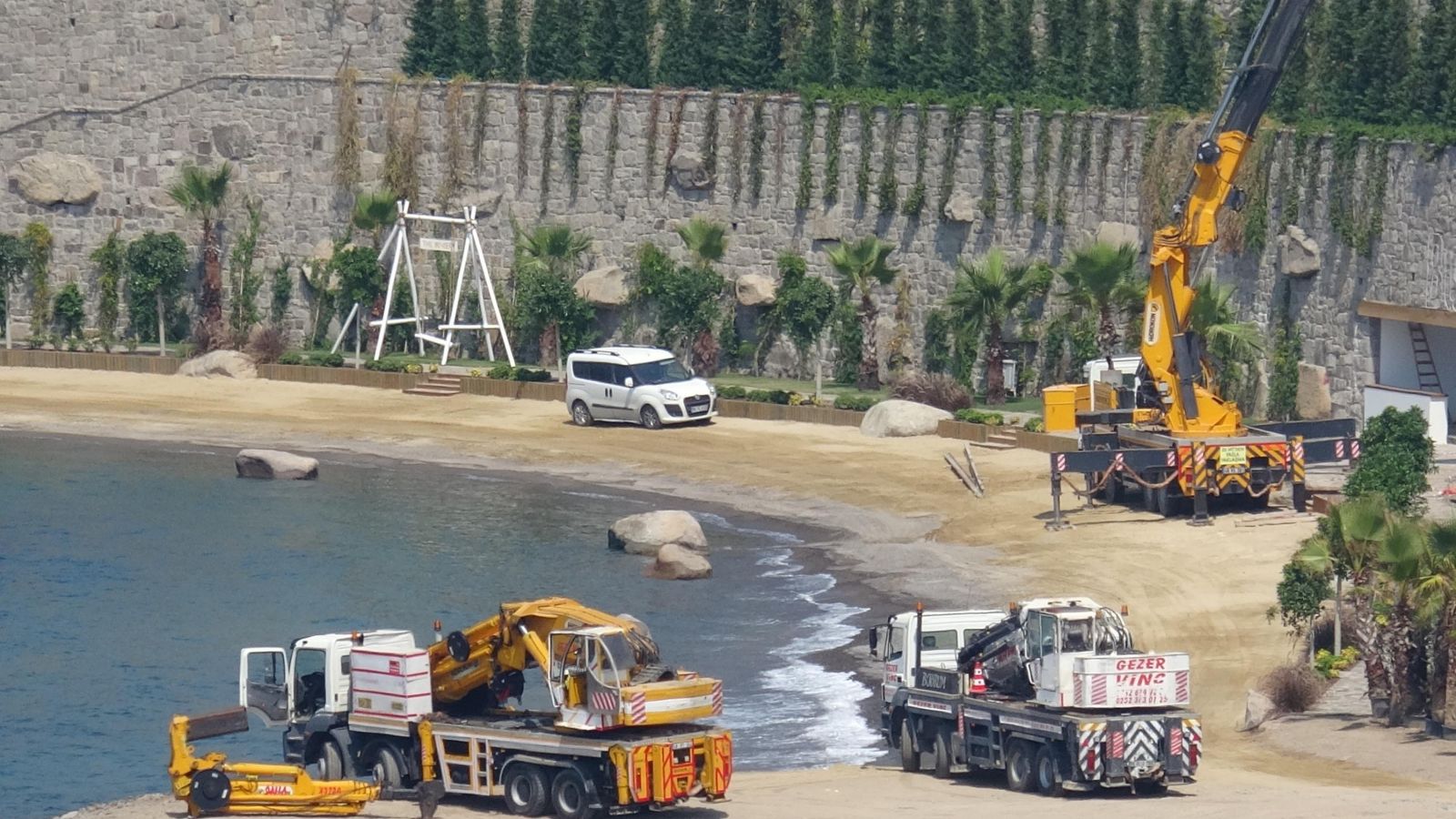 Bodrum'da o projede yıkım sürüyor