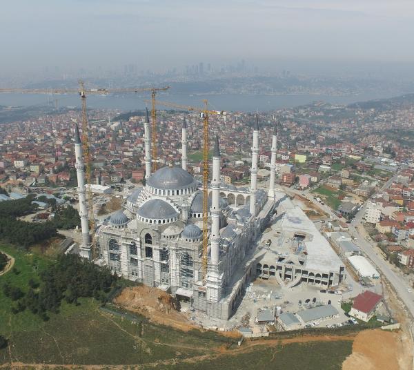 Çamlıca Camisi'nin yüzde 80'ni tamamlandı